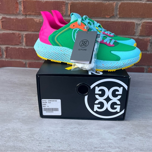 NWT Men’s G/Fore MG4X2 Golf Cross Trainer Muti-Colored Golf Shoes G4MF22EF40 - Picture 5 of 10